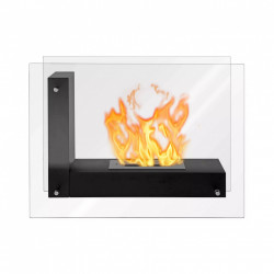 Caminetto a bioetanolo portatile PVG Qlima FFB8060 nero