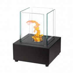 Caminetto a bioetanolo portatile PVG Qlima FFB022 nero