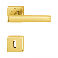 Maniglia Hoppe Dublin quadro 44 mm oro lucido per...