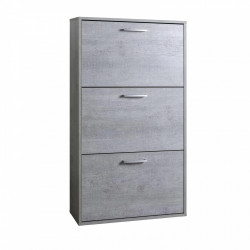 Scarpiera a 3 ribalte Flow 65x24,8x119,4 cm effetto...