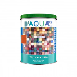 Tinta all'acqua acrilica per interni Sirca corallo...