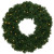 Corona di Natale verde diametro 50 cm con led inclusi
