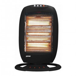 Stufa elettrica alogena oscillante 3 elementi 1200W...