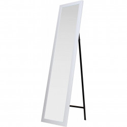 Specchio da terra o parete con cornice in legno bianca...