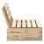 Panchina da giardino in legno 120x93x76,5 cm