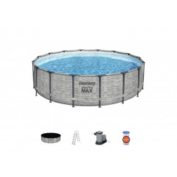 Piscina fuori terra Bestway 5619E rotonda Steel Pro...