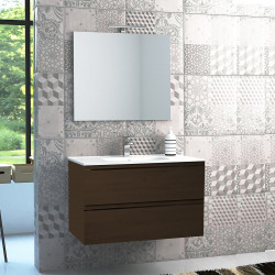 Composizione bagno mobile sospeso 79x45x59 cm Siry...