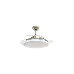 Ventilatore a soffitto con led e pale a scomparsa...
