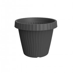 Vaso Bama Onda diametro 30 cm colore grafite
