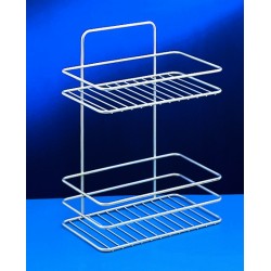 Porta asciugamani 2 piani cm 25x15x35 reflex polyt